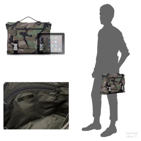 Valentino Garavani Camouflage Messenger Bag NWT - Picture 4 of 16